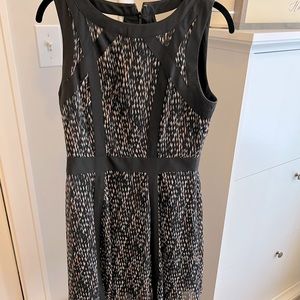 Banana Republic Petite Beautiful Black/Multicolored Dress
